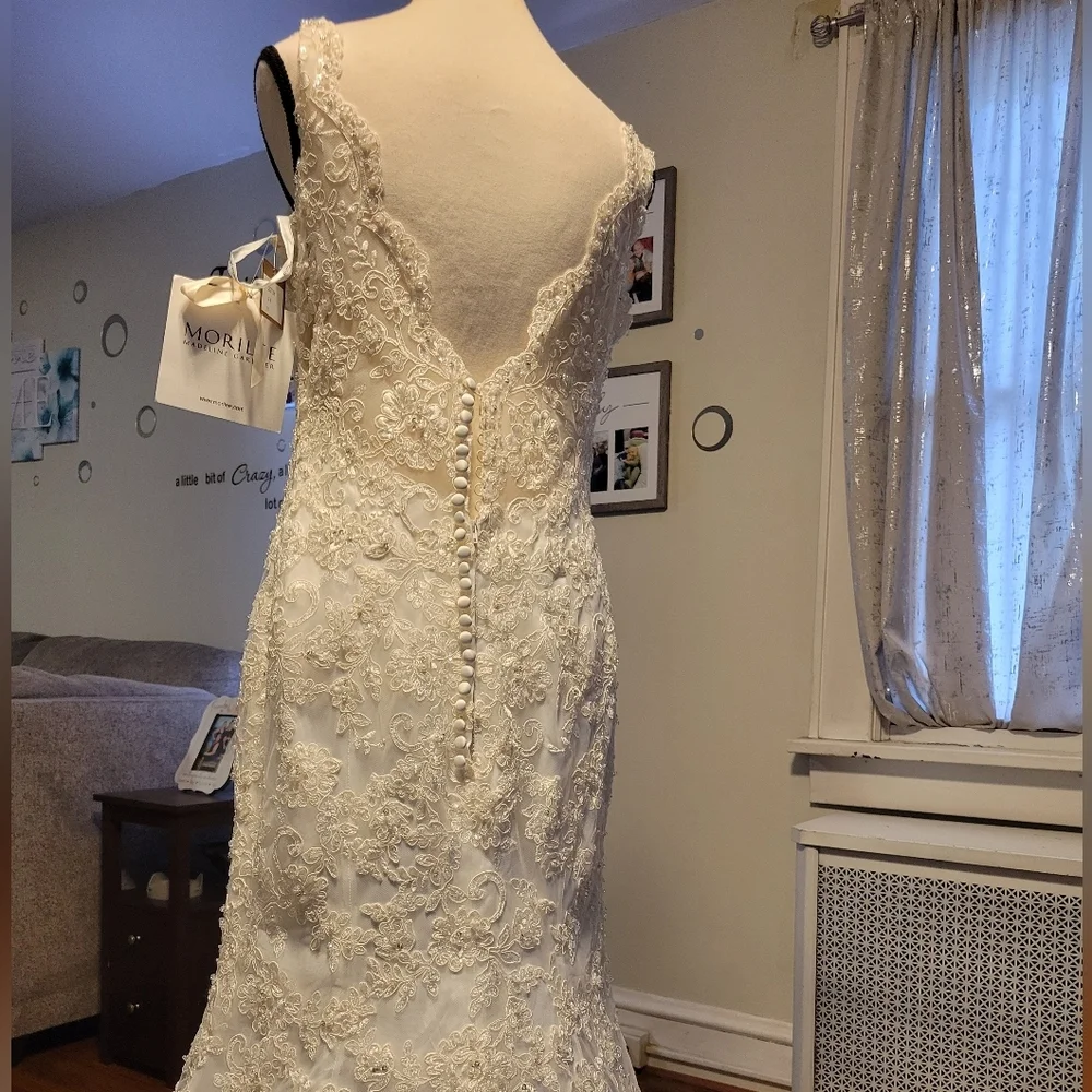 Elegant  Ivory Wedding Dress - Picture 17 of 17